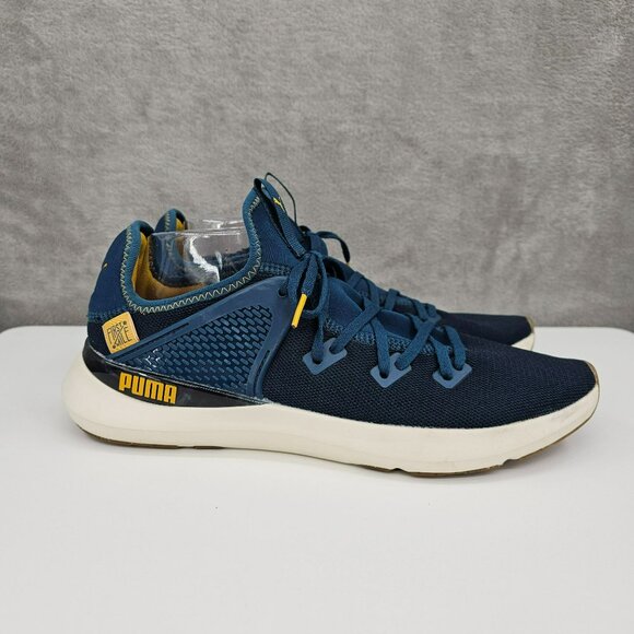 Puma x First Mile Mens Pure XT Utility Training Shoes 11.5 Blue Yellow 195198-02 - Picture 6 of 14